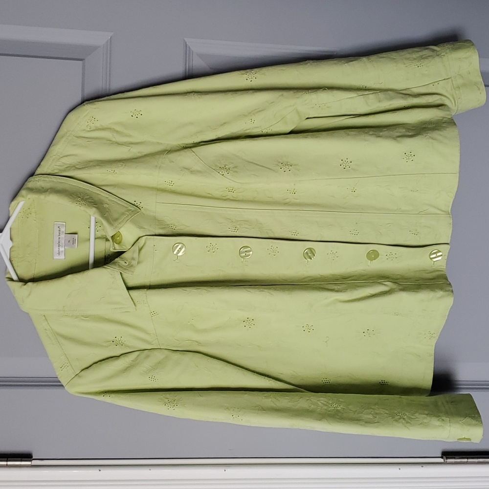 Jacket Christopher & Banks size xl. Lime green.